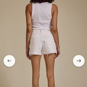 Edwin Pale Blue CAI Cut Off Shorts